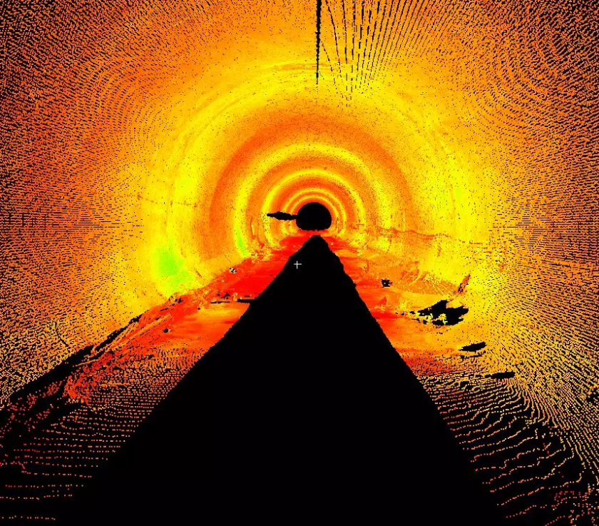 刪除通風管、人員走動等噪聲點云